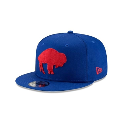 Blue Buffalo Bills Hat - New Era NFL Historic 9FIFTY Snapback Caps USA4102396